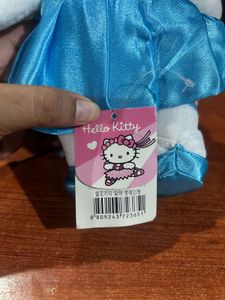 Hello Kitty Plush Doll in Blue Dress