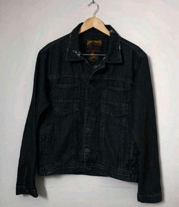 Black Denim Jacket Distressed