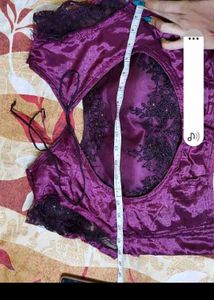 Elegant Purple Lehenga
