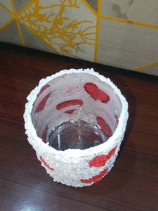 Handmade Heart Pencil Holder