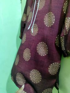 Beautiful Maroon Short Kurti