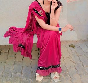 Stylish Pre-Draped Saree