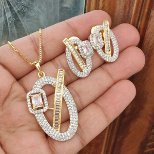Elegant Gold Plated Jewelry Set