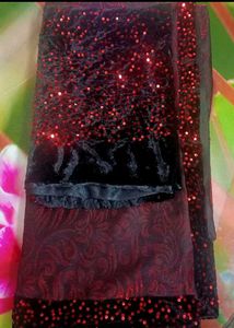 Lycra Saree With Velvet Blouse Material