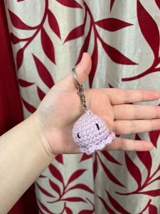 Cute Crochet Octopus Keychain