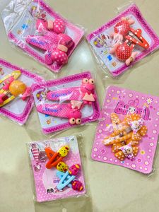 Set Of 6 Hairclips| Hairpin| Tic Tac Pin