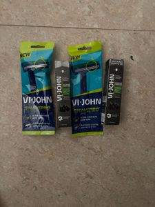 VI-JOHN Shaving Kit Bundle &NIVEA Body Lotion