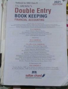 T.S Grewal Double Entry Book Keeping [Class 11]