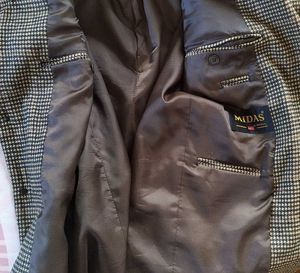 Unisex Check Pattern Blazer