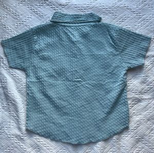 Light Blue Textured Shirt