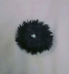 Fluffy Black hair band