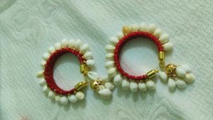 Seashell Jhumka Bangles