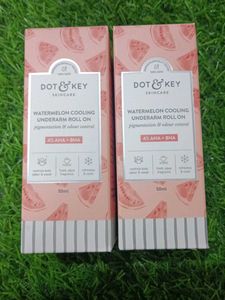 2 Dot & Key Watermelon Cooling Underarm Roll On