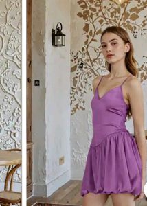 Purple Mini Dress Brand New Price Negotiable