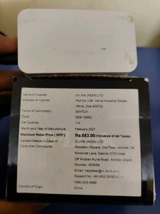 Used D-Link 5-Port Switch 10/100 Mbps