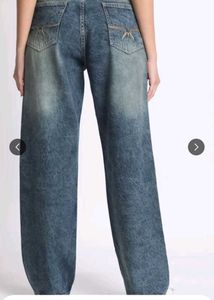 Wide Leg Denim Jeans