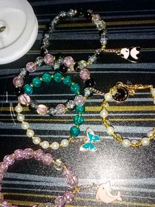 Cute Charm Beaded Bracelets(pack of random 2)