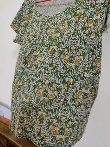 Floral Print Soft Top