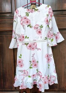 Floral Print Mini Dress