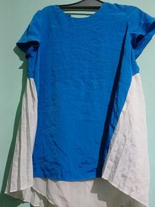 White And Blue Top