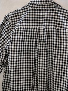 Gingham Button-Down Shirt