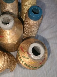 Silk , Jari  Thread For Embroidery