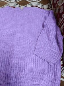 Lavender Knit Pullover