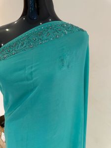 Blue Saree