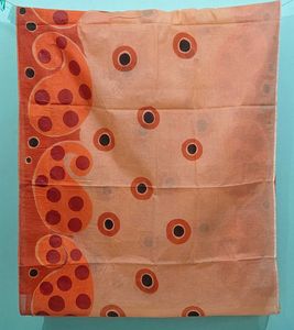 Khat Orange Saree
