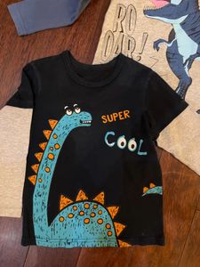 Combo Of Dinosaur T-shirts