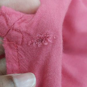 Pink Global Desi Embroidered Kurta