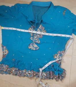 Sky Blue Lengha Chol