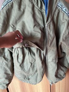 Stylish Khaki Jacket By Roadster