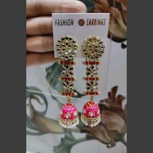 Earrings With Suit🌺💕