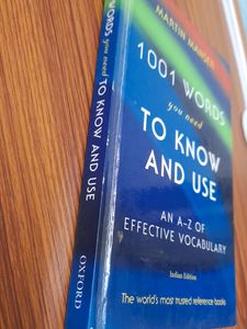 1001 WORDS you need TO KNOW AND USE. An A-Z of Free Effective Vocabulary.
