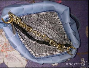3 Handbags: black , sky blue, floral printed