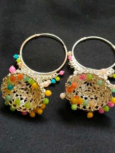 Hoop Jhumka Earrings