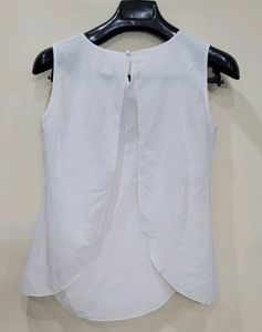 White Sleeveless Top