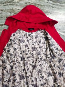 Red Long Blazer For Women