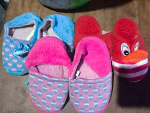 Kids Colorful Slippers ( never used) will tag of m