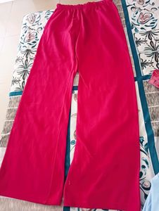 Indieweaves Pink Woolen Palazzo