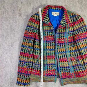 Korean Female Patchworked Blazer - Bust 30