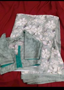 Floral Printed Saree with blouse