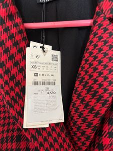 ZARA Houndstooth Blazer Dress with inbuilt skort.