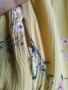 Yellow Floral Dress