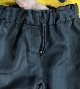 Black Cargo Sweatpants
