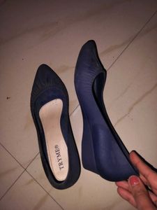 Navy Blue Wedges Bellies For Women