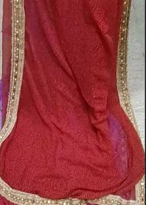 Elegant Red Saree
