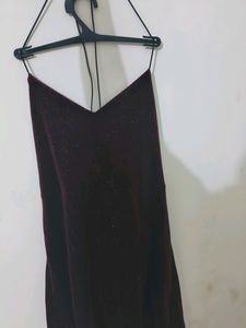 Shimmer Velvet Dress
