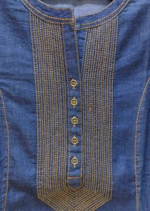 Blue Denim Kurta